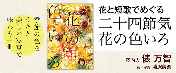 花と短歌でめぐる 二十四節気 花の色いろ